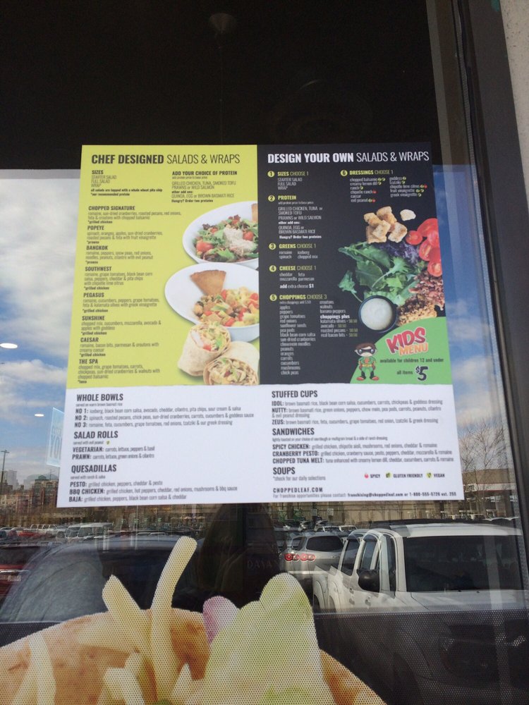 The Chopped Leaf Salad 104th Avenue, Edmonton, AB, Canada Restaurant Reviews Phone