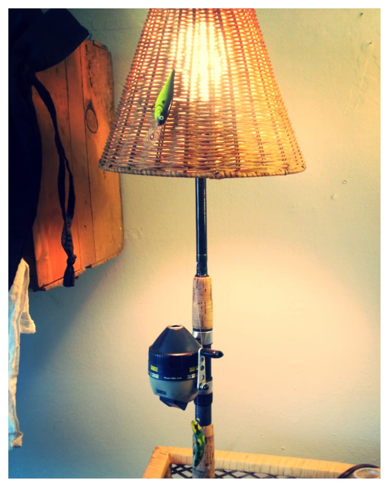 Repurposed Fishing Pole Lamp Local Yelp Photo Of Hummingbirch Milwaukee Wi United States Repurposed Fishing Pole Lamp