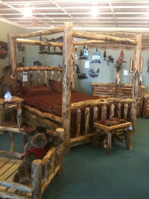 rustic log furniture - furniture shops - 5353 bannock st