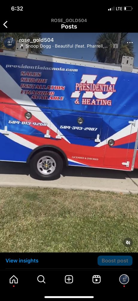 image of business Presidential A/C & Heating