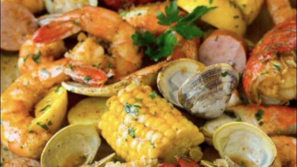 Spicy Cajun seafood