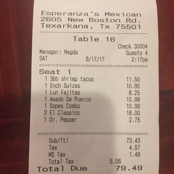 Esperanza S Mexican Kitchen Texarkana Tx Esperanza S Mexican Kitchen Texarkana Tx