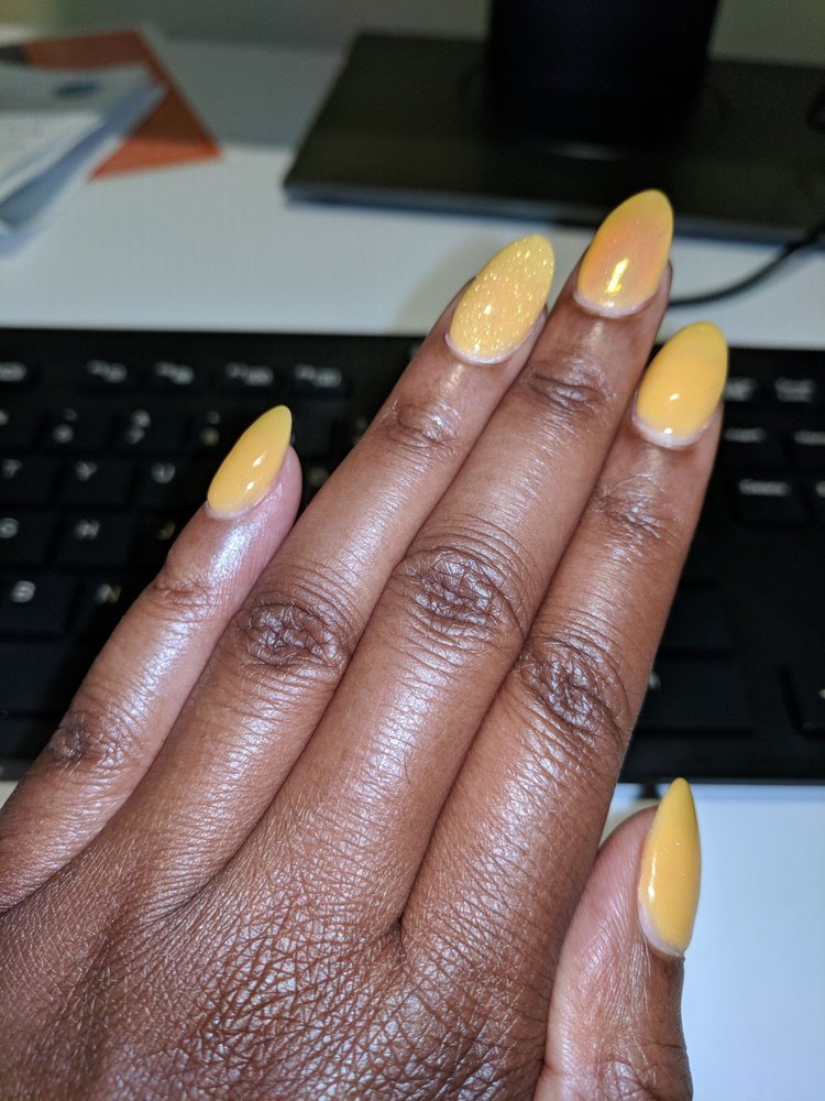 Still Looks Good 1 Week In Sns Metallic Yelp Photo Of Midtown Nails Charlotte Nc United States Still Looks Good 1