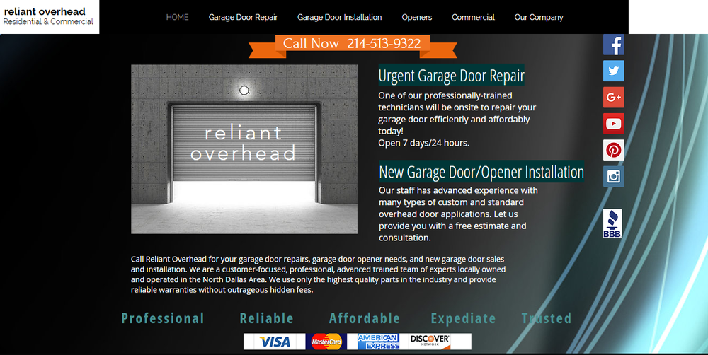 Reliant Overhead Garage Door Services 801 Hebron Pkwy Reliant Overhead Garage Door Services 801 Hebron Pkwy Lewisville Tx 12 Reviews Phone Number Send Message Yelp