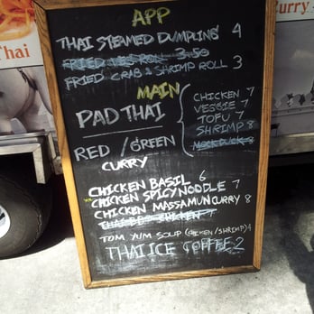 Tuk Tuk Thai Food Truck Menu Tuk Tuk Thai Food Truck Menu