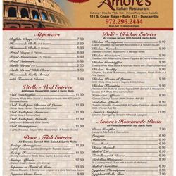 Amore S Italian Restaurant 16 Photos 43 Reviews 111 Photo Of Amore S Italian Restaurant Duncanville Tx United States