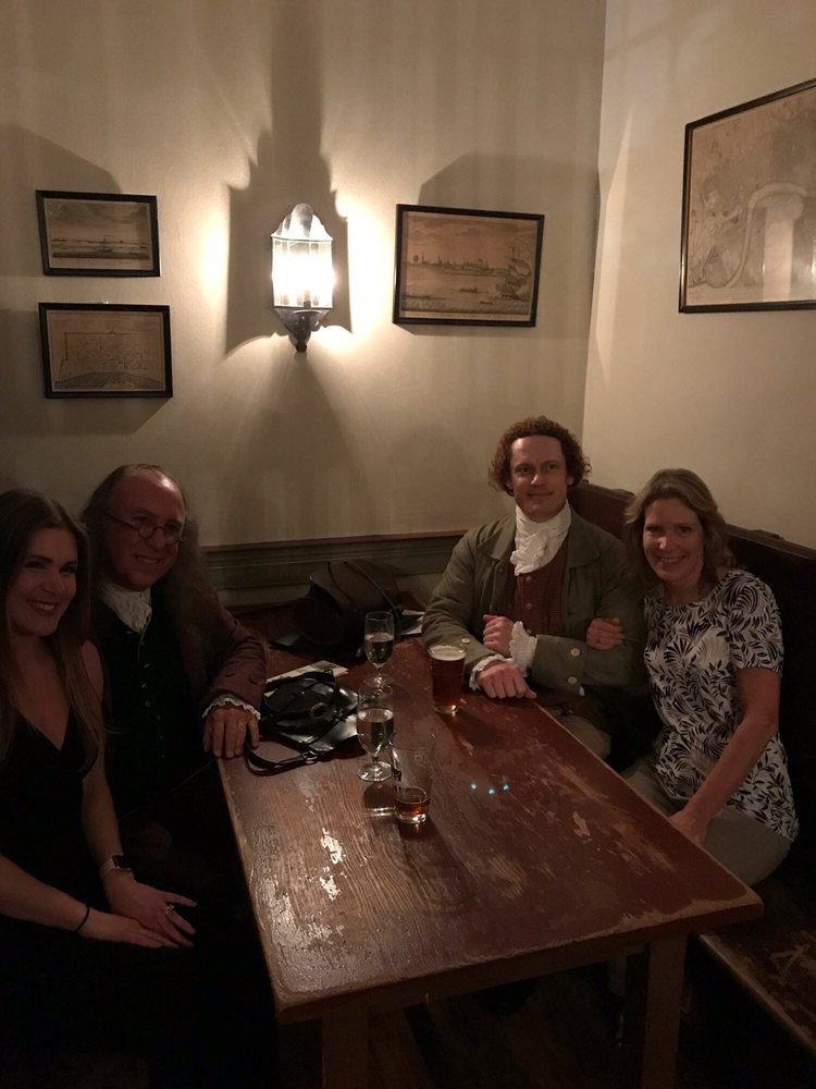 Met Thomas Jefferson And Benjamin Franklin At City Tavern In The Bar Photo Of City Tavern Philadelphia Pa United States Met Thomas Jefferson And