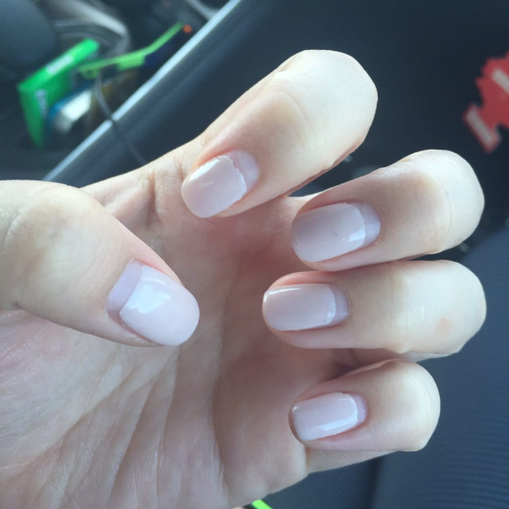 My Gel Nails After 4 Weeks Yelp Photo Of Tlc Nails Spa Fontana Ca United States My Gel