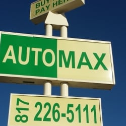 Automax Car S Dealers 200 N Collins St Arlington Tx Photo Of Automax Car S Arlington Tx United States Sign