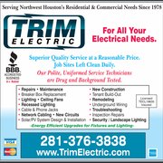 Trim Electric 12 Reviews Electricians 21619 Rhodes Rd Spring Photo Of Trim Electric Spring Tx United States