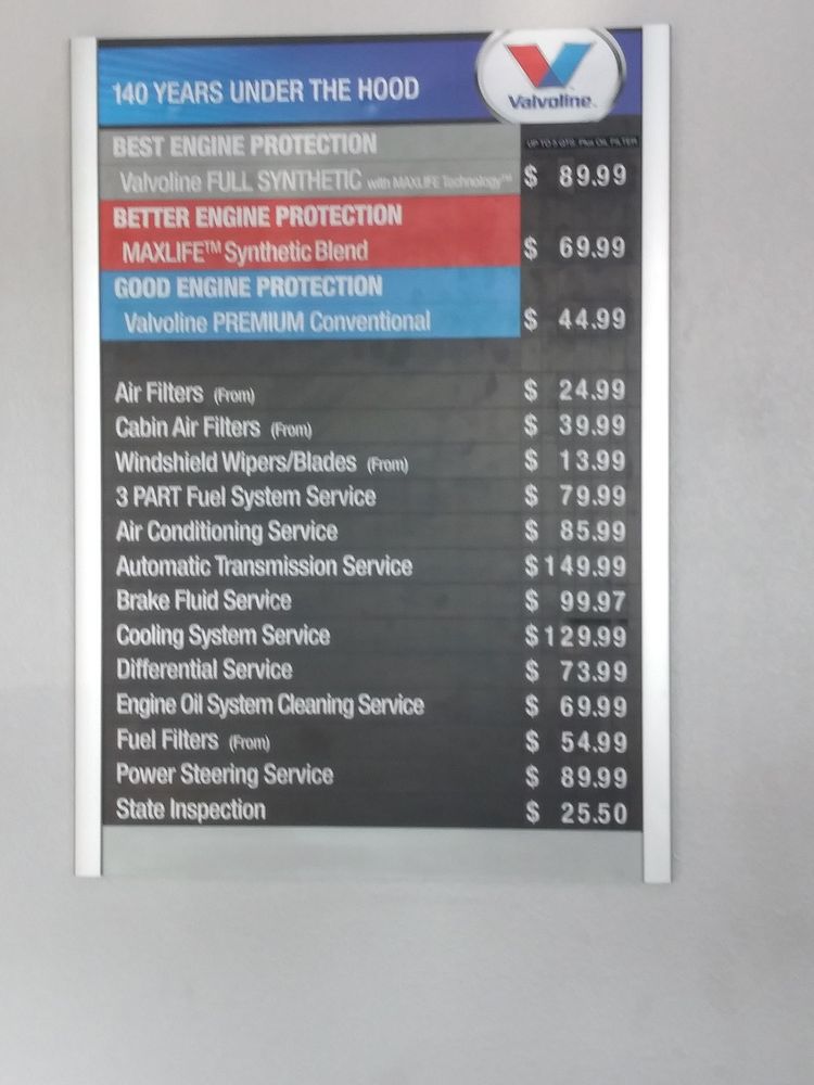 Valvoline Express Care