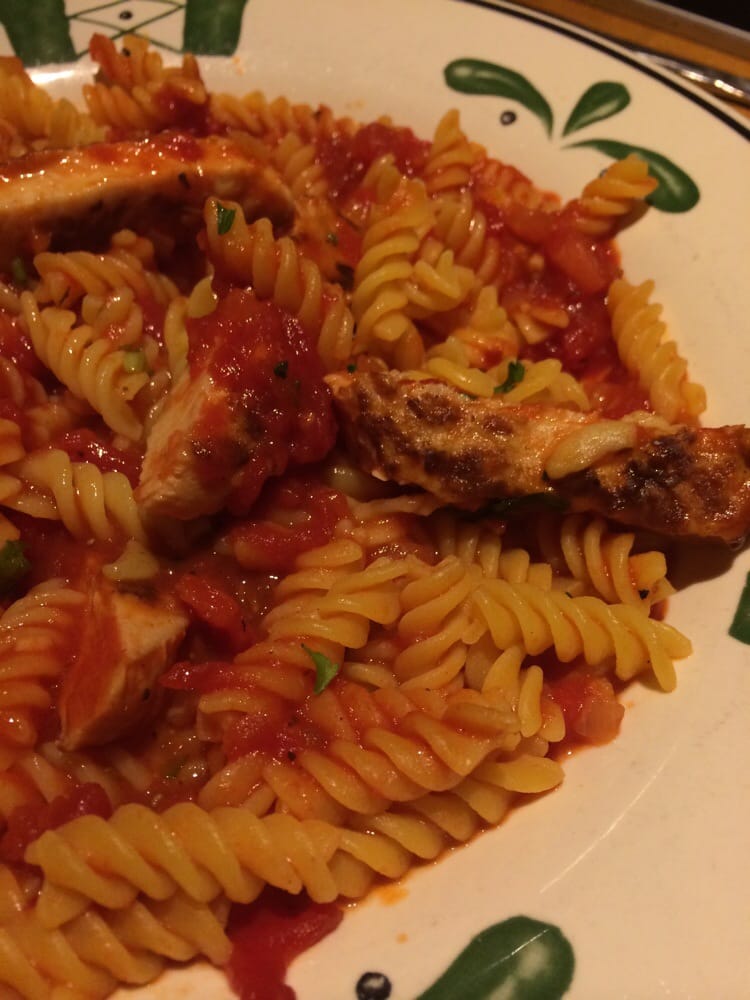 Gluten Free Pasta Rotini With Pomodoro Sauce And Grilled En Yelp