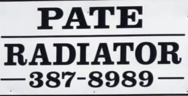 Pate Radiator