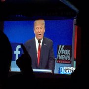 Eastern Bloc - New York, NY, United States. Watching republican debates