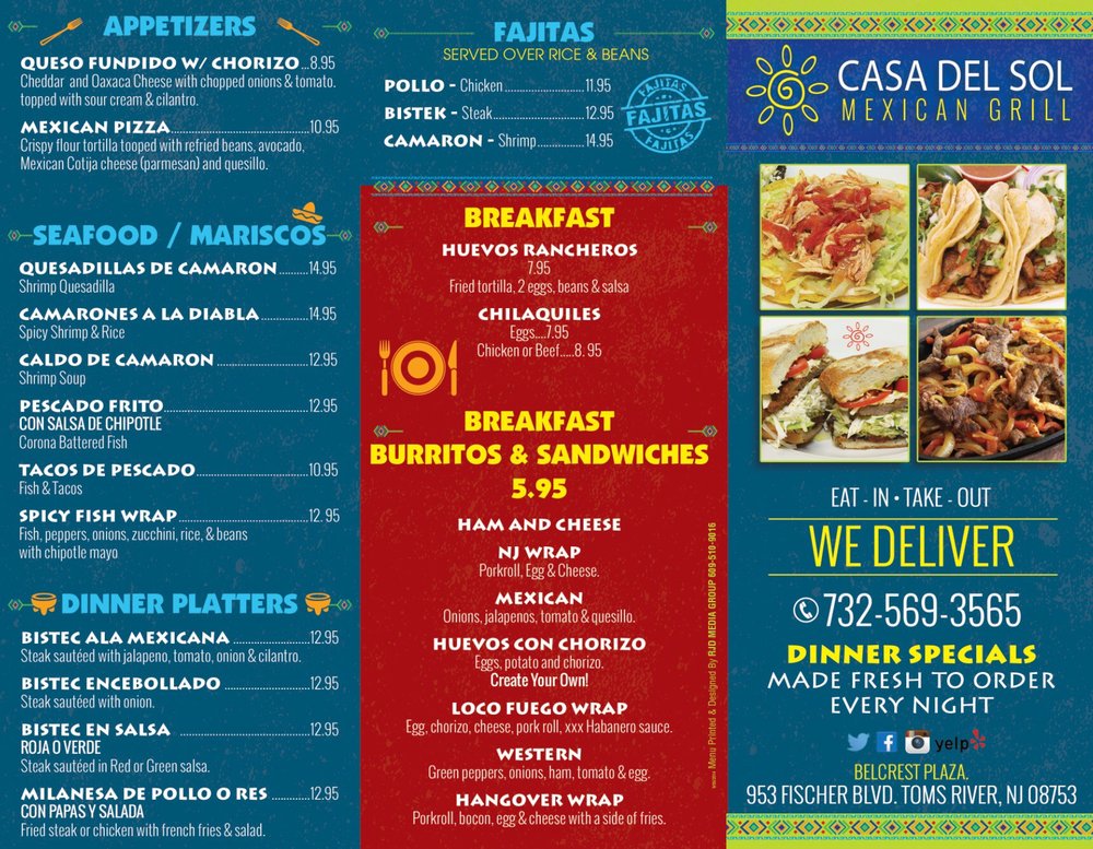 Get Casa corona menu Desktop Wallpaper
