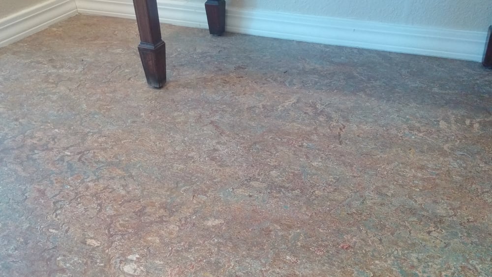 Ross Did A Fantastic Job Installing The Forbo Marmoleum Painter S Photo Of Flooring Alternatives Berkeley Ca United States Ross Did A Fantastic
