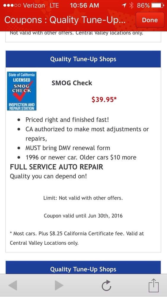 Tune up coupons sacramento