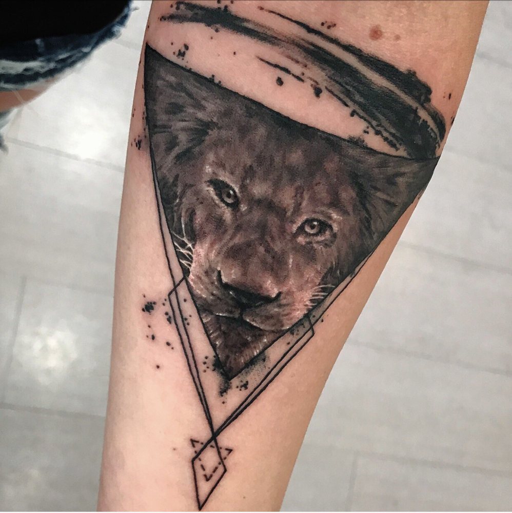 Forearm lion tattoo done by Carlos. - Yelp Forearm lion tattoo done by Carlos. - Yelp