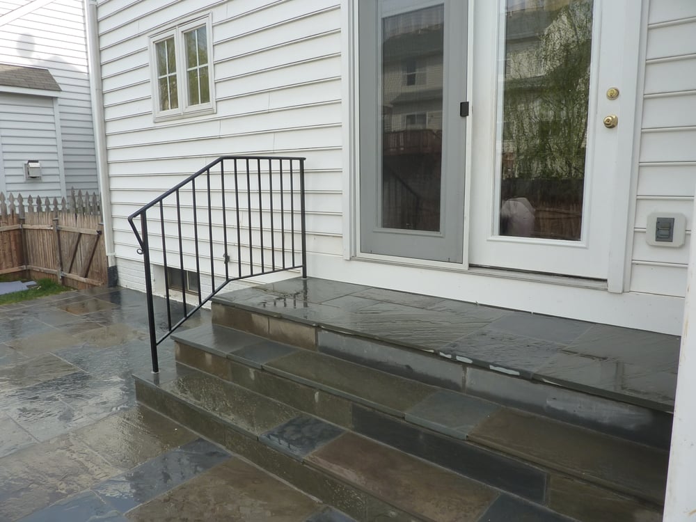 Stoop complete with wrought iron railing, Leesburg, VA Yelp Stoop complete with wrought iron railing, Leesburg, VA Yelp