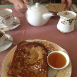 Photo of The Cottage Tea Room - Dublin, Republic of Ireland. Toast & jam, tea, espresso, french toast & maple syrup
