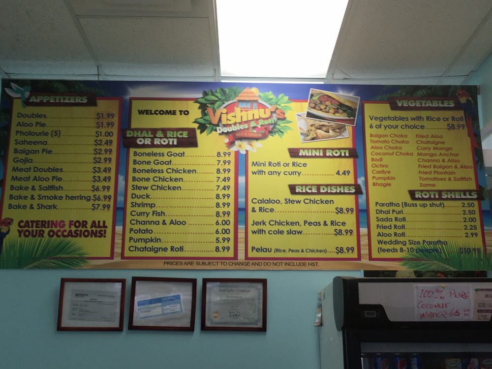 Vishnu's Doubles & Roti Shop