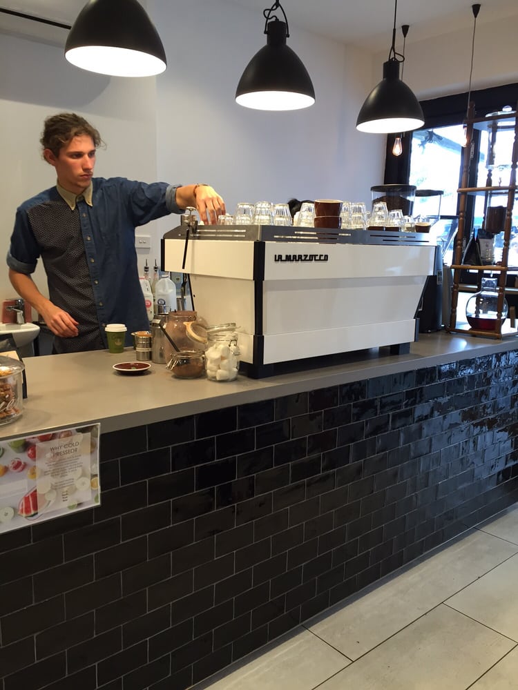 guys hard at work behind machine campos coffee yelp apex coffee machines