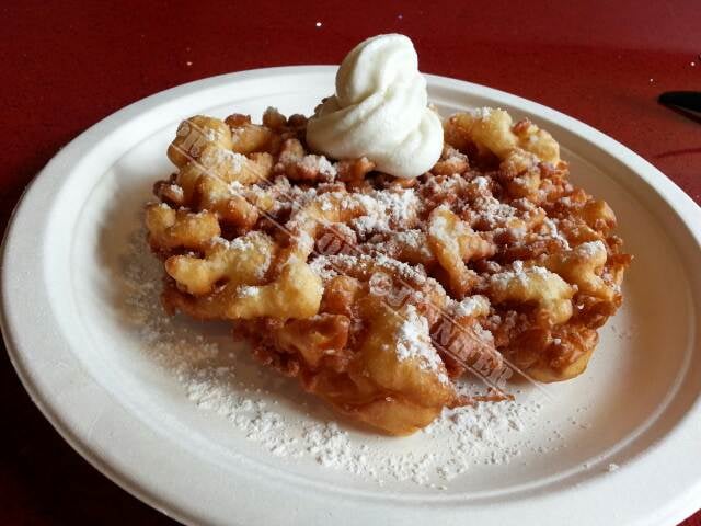 6 Inch Funnel Cake 5 99 With Powder Sugar And Vanilla Fro Yo I Prefer Mine To Be Simple Yelp 6 Inch Funnel Cake 5 99 With Powder Sugar And Vanilla Fro Yo I Prefer Mine To Be Simple Yelp