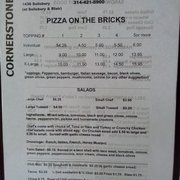 Cornerstone Cafe Menu St Louis Cornerstone Cafe Menu St Louis
