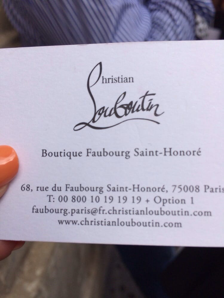 boutique louboutin paris st honoré boutique louboutin paris st honoré