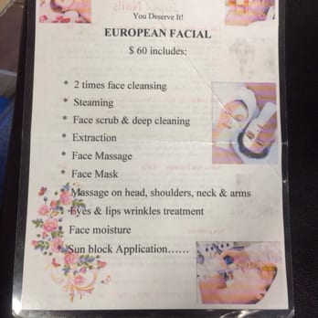 european facial price list yelp facial prices