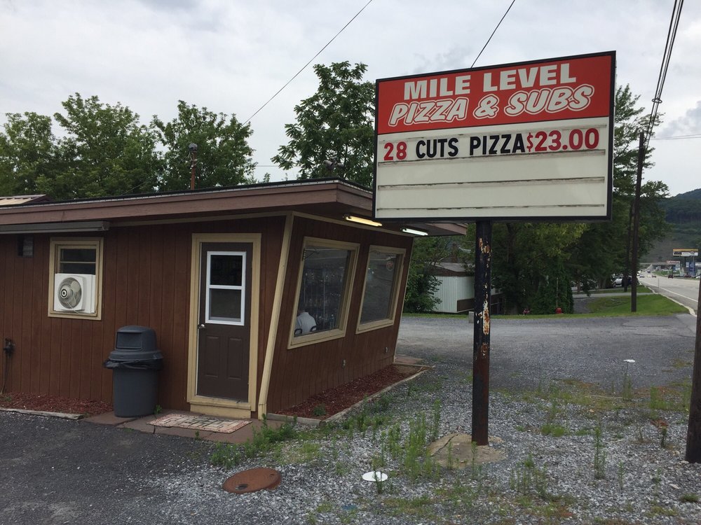 Mile Level Pizza & Sub Shop Pizza 9580 Lincoln Hwy, Bedford, PA