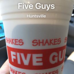 P O Of Five Guys Huntsville Al United States Vanilla Shake From Five P O Of Five Guys Huntsville Al United States Vanilla Shake From Five