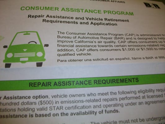 Vehicle Retirement Program >> Consumer Assistance Program Vehicle Retirement 10949 N Vehicle Retirement Program >> Consumer Assistance Program Vehicle Retirement 10949 N
