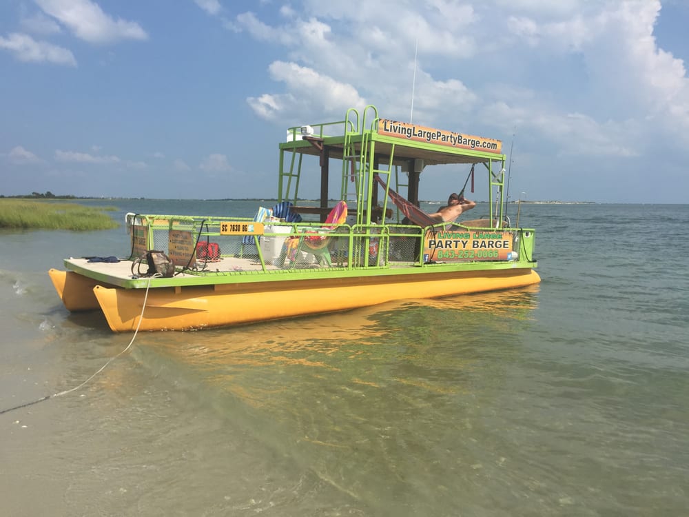 Living Large Party Barge 21 Photos Boat Charters 2120 Seamountain