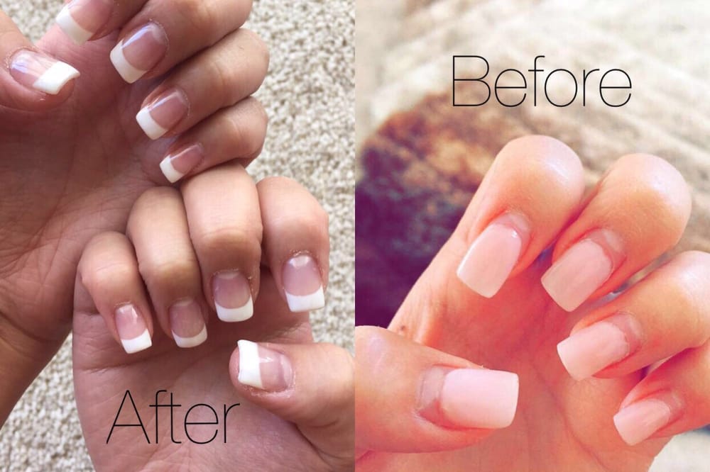 Fill In Nails Best Nail Designs 2018 Before And After Picture I Asked For A Fill Gel French Very