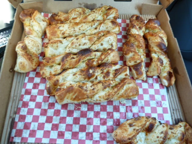Garlic Parmesan Twists The Only Reason Why I Go Yelp Photo Of Round Table Bakersfield Ca United States Garlic Parmesan Twists