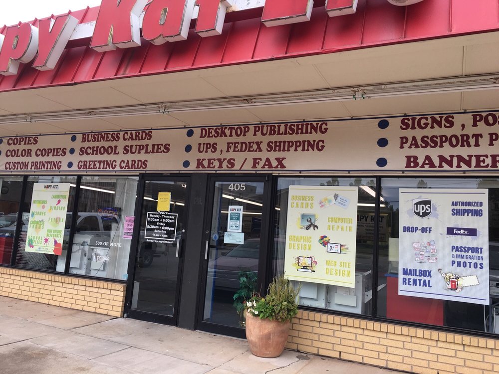 Kopy Kat Etc Printing Services 401 N University Dr, Edmond, OK