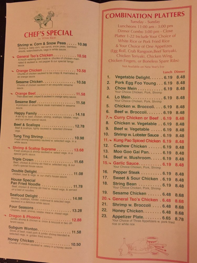 Ping Garden 12 Reviews Chinese 42 Main St, Pittsfield, NH