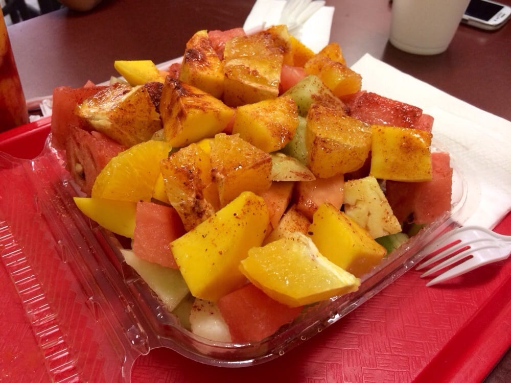 Large "pico de gallo" fruit salad - huge serving and well ...