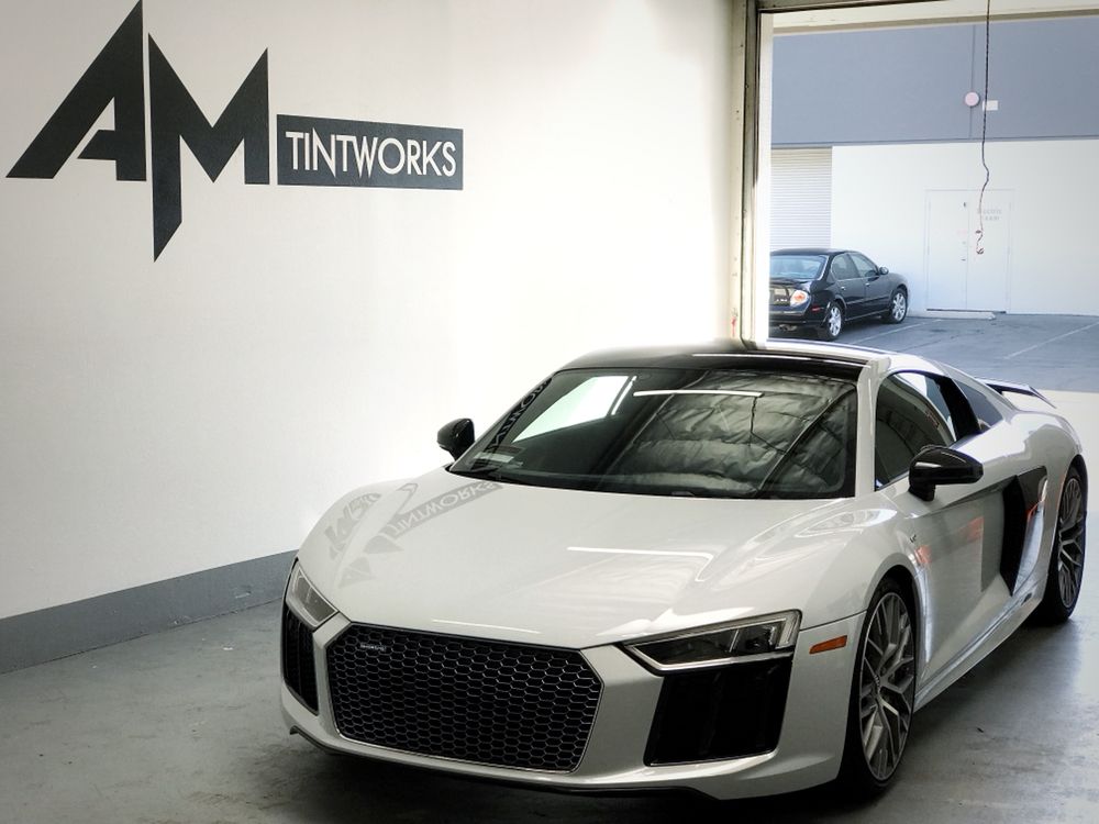 2017 Audi R8 V10 Plus With A Gloss Black Roof Wrap Yelp