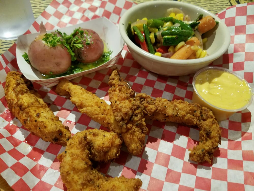 En Tenders Parsley Potatoes And Steamed Veggies Instead Of Photo Of Shells Seafood Restaurant Brandon Fl United States En