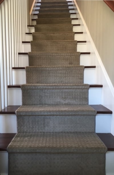 Square Pattern Carpet As A Custom Stair Runner Yelp Photo Of Best Carpet Montclair Ca United States Square Pattern As