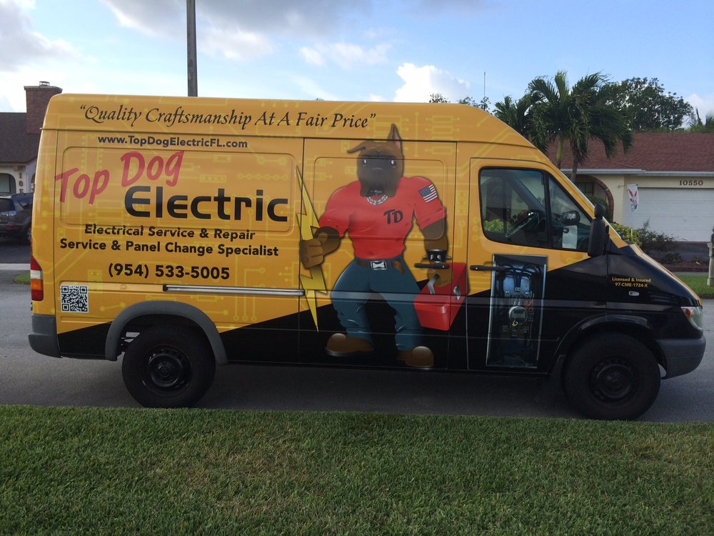 Top Dog Electric Electricians 10501 NW 20th Ct, Sunrise, FL Phone